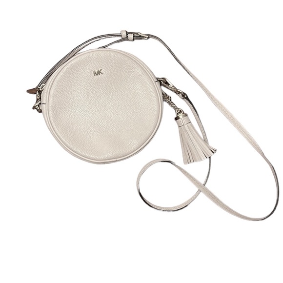 MICHAEL KORS Pebbled Leather Canteen Crossbody - Picture 1 of 4